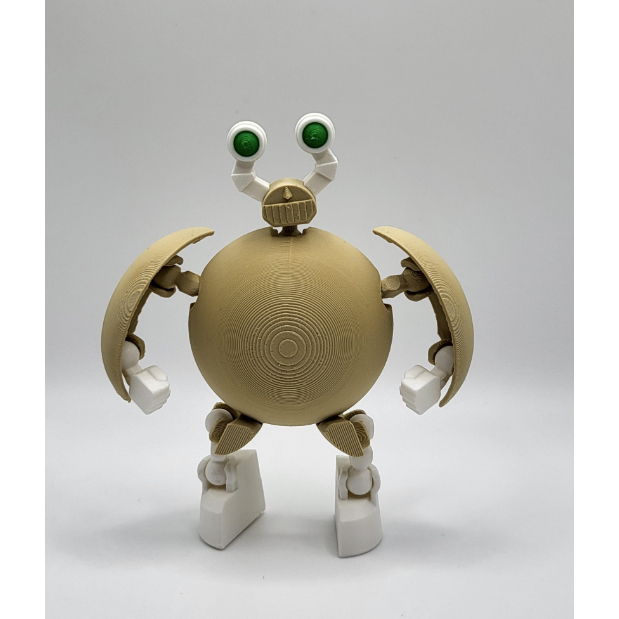 Robot Button Transformer – Mainan Robot Artikulasi Transformasi Otomatis