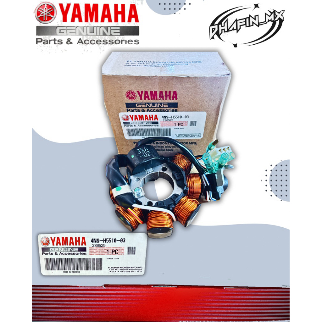 SEPUL SPUL ASSY STATOR ASSY 4NS-H5510-03 F1ZR FORCE 1 2 ORIGINAL YAMAHA