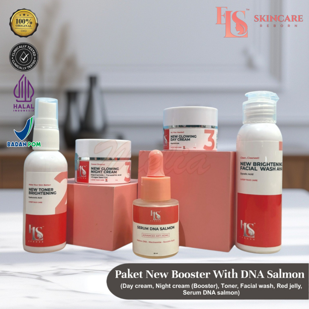 DLC - LS Skincare Paket Bundling Booster dan Serum DNA Salmon