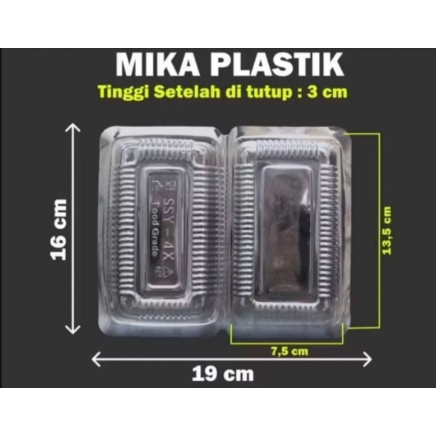 Mika 4x isi 100 Mika Nasi Kuning Ulang Tahun Anak