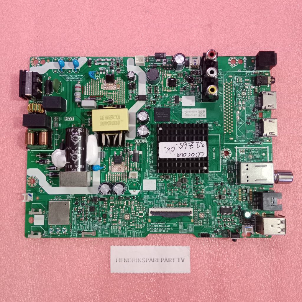 MB COOCAA 32Z65 - MAINBOARD MESIN TV COOCAA 32Z65