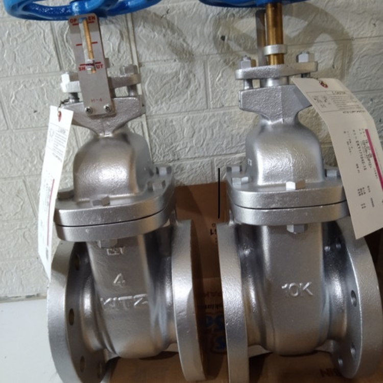 GATE VALVE 4 INCH BRAND KITZ FLANGE JIS10K