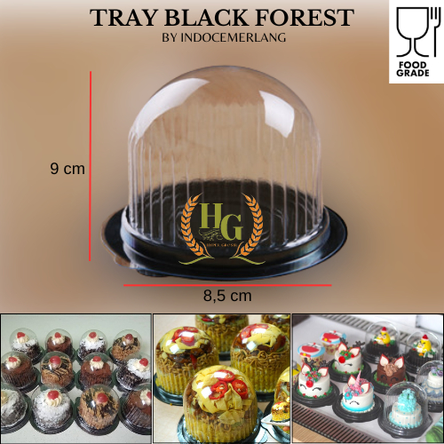 Mika Kue Bolu Mini Mika Tray Cupcake Mika Blackforest 25Pcs Promo Spesial Ramadhan/Mika Black Forest
