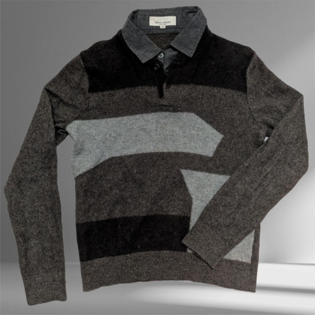 Jacket Sweater Branded Franco Ferraro Original Second Preloved