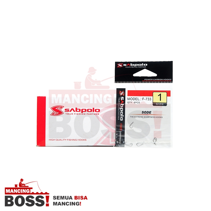 MATA KAIL PANCING SABPOLO SODE TAJAM AWET TANPA LUBANG CARBON HOOK ORIGINAL MADE IN JAPAN