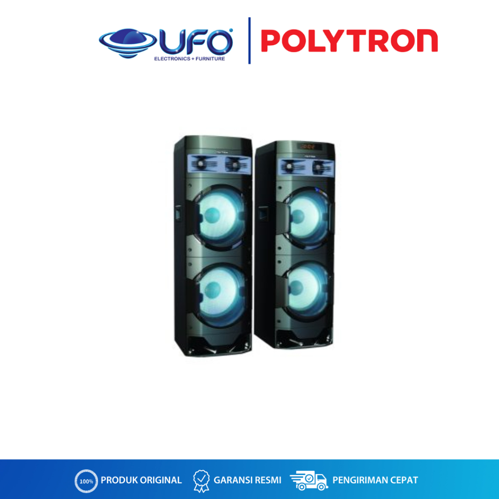 POLYTRON PAS10DF22 Polytron Bluetooth Speaker Aktif Karaoke 10 Inch