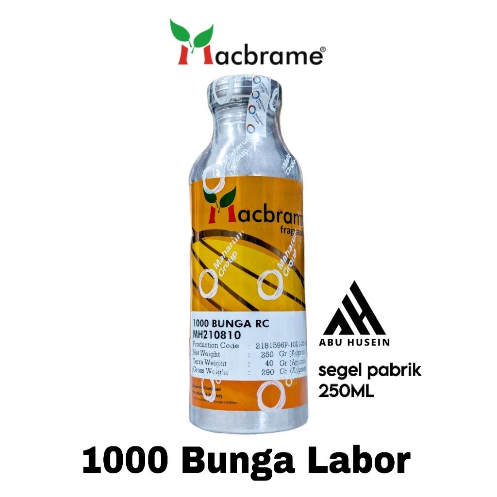 1000 BUNGA/SERIBU BUNGA mirip LABOR 250ML PRODUK MACBRAME SEGEL PABRIK (untuk keterangan baca deskri