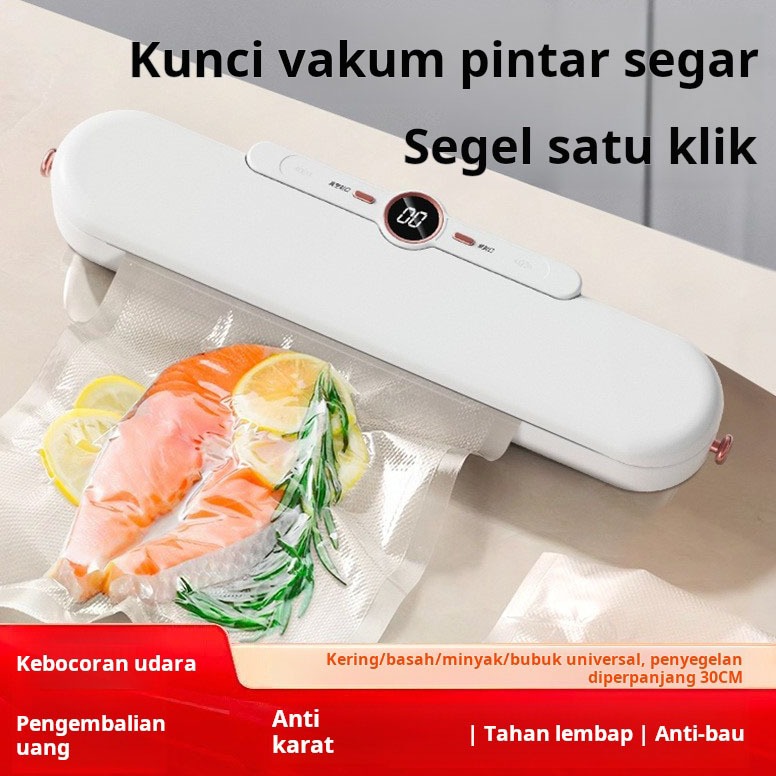 Alat Vacum Makanan Frozen Vacum Sealer Mesin Vacum Makanan Alat Vakum Makananpress plastik sealer (F