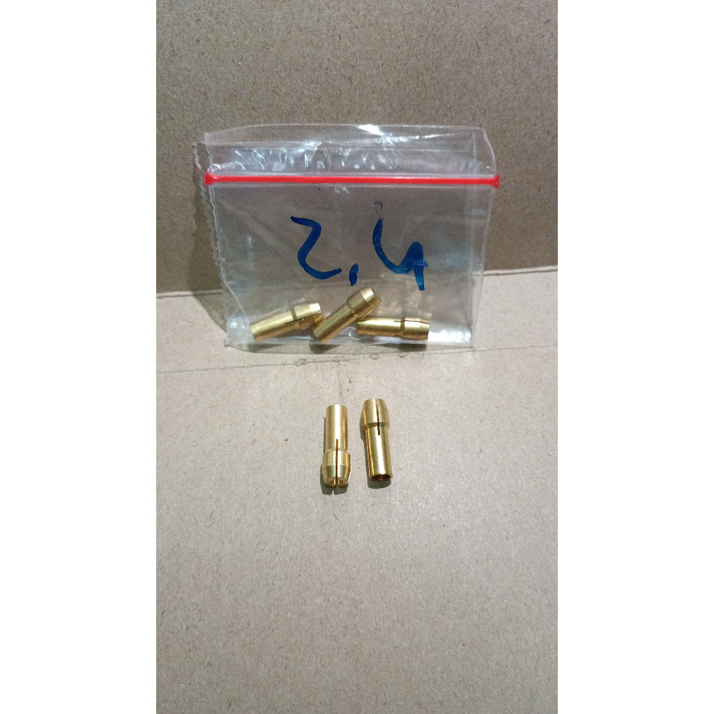 6987 chuck brass collet Kuningan mata bor drill mini grinder 2.4mm