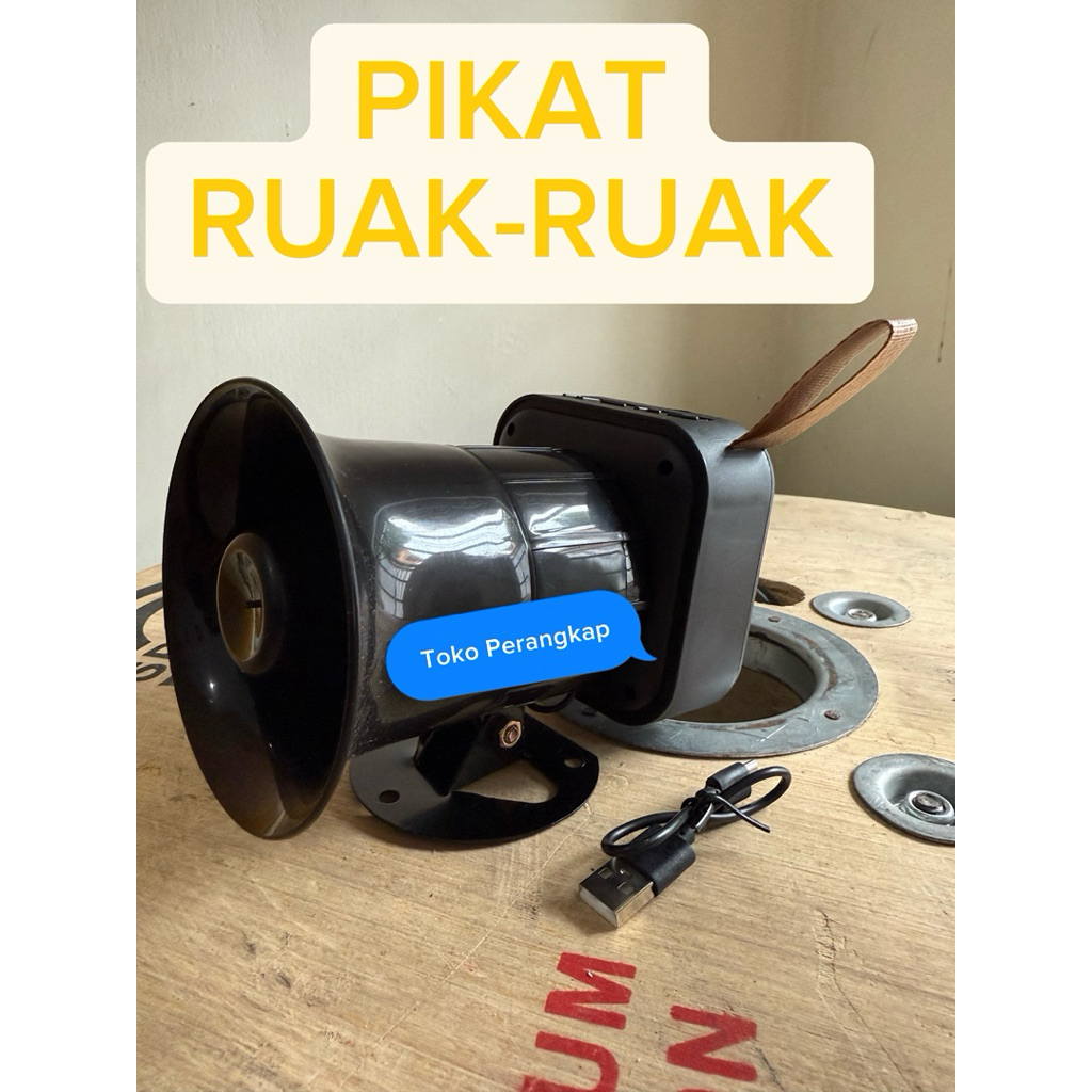 Speaker toa pikat burung ruak ruak kareo padi