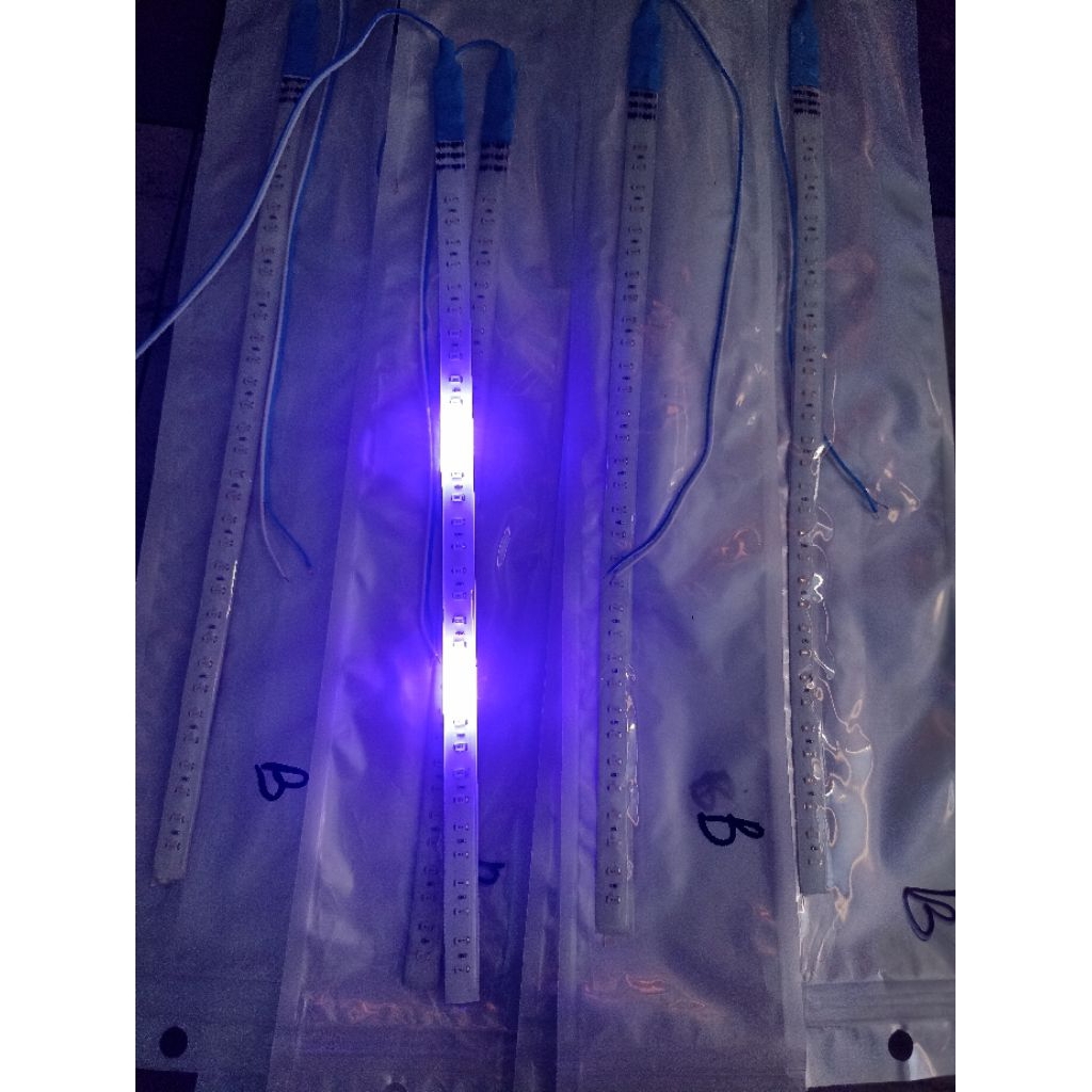 LAMPU STRIP MODUL LED LITTLE RANGER MOTOR MOBIL WARNA BIRU UKURAN 30 CM TEGANGAN 12 VOLT 24 VOLT.