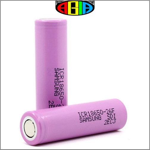 Battery ICR 18650 26F Samsung Real Capacity 2600 mAh baterai kapasitas asli 2600mAh 3.7v