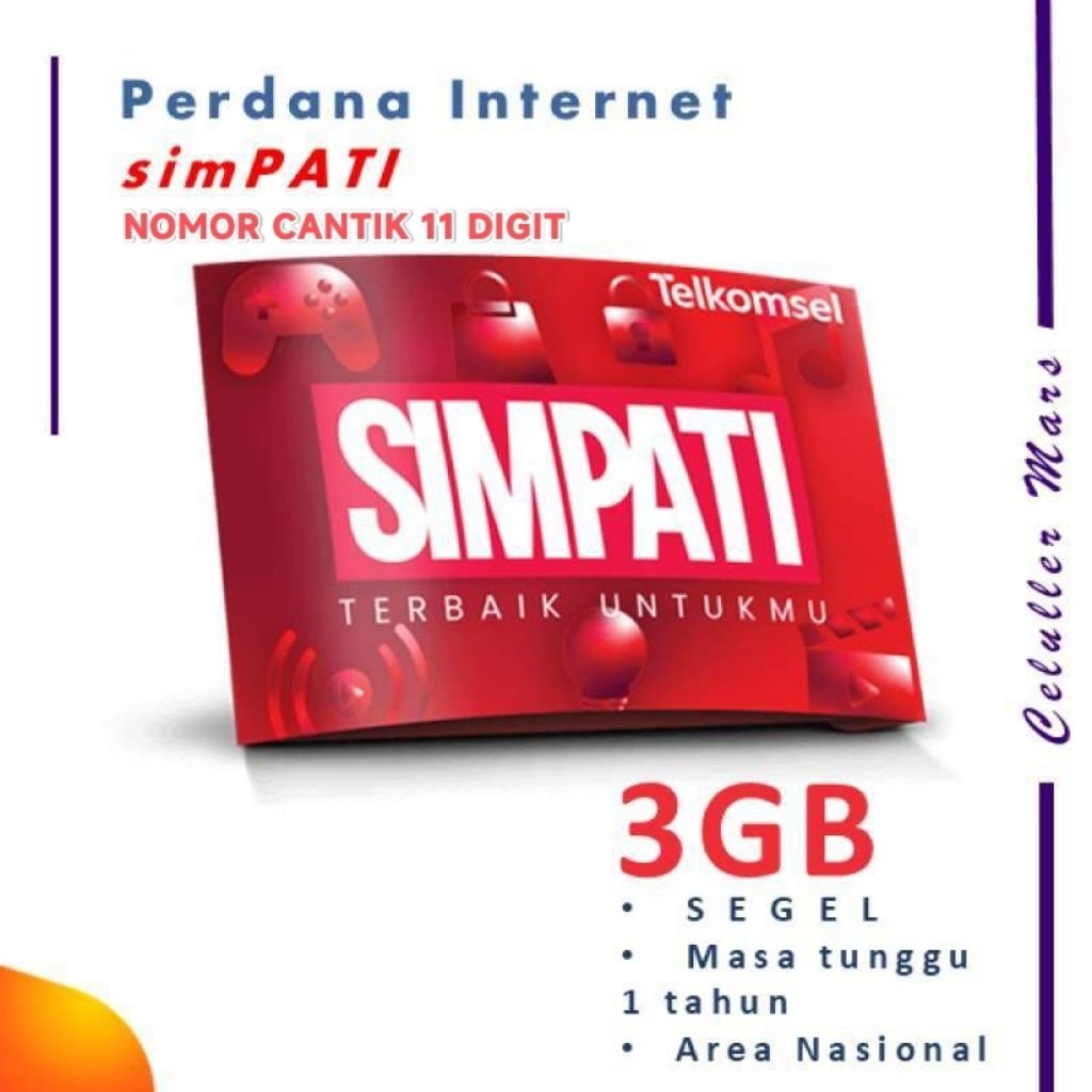 KARTU PERDANA SIMPATI 11DIGIT (RANDOM)