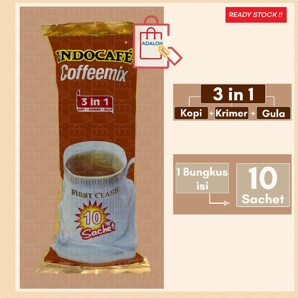 Indocafe Coffeemix-Coffeemix 3in1 (10 Sachet)