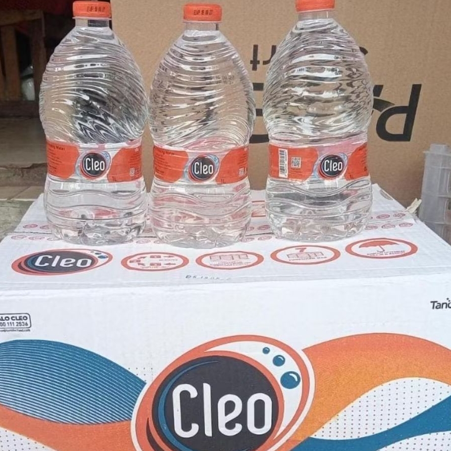 AIR MINERAL CLEO 1 LITER 1 DUS ISI 12 BOTOL