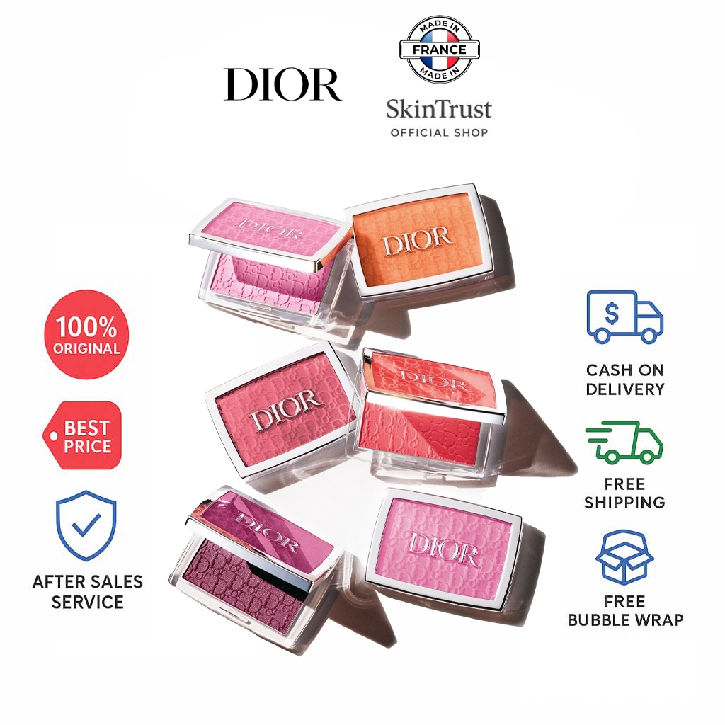 Dior Blush On Backstage Rosy Glow 001 Pink & 004 Coral color-awakening healthy glow universal blush