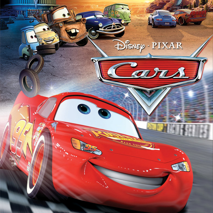 kaset DVD film anak animasi disney pixar Cars (2006)