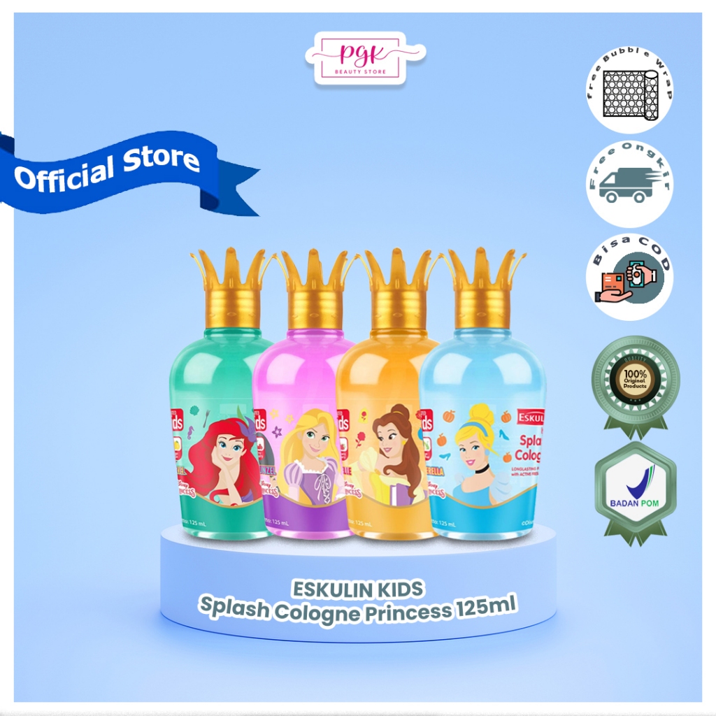 ESKULIN KIDS Splash Cologne Princess 125ml | parfum anak | ESKULIN-KIDS Splash Cologne