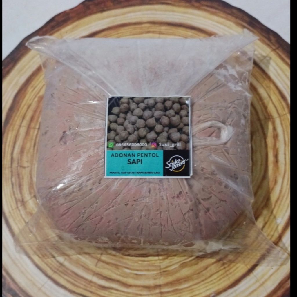 Adonan pentol sapi