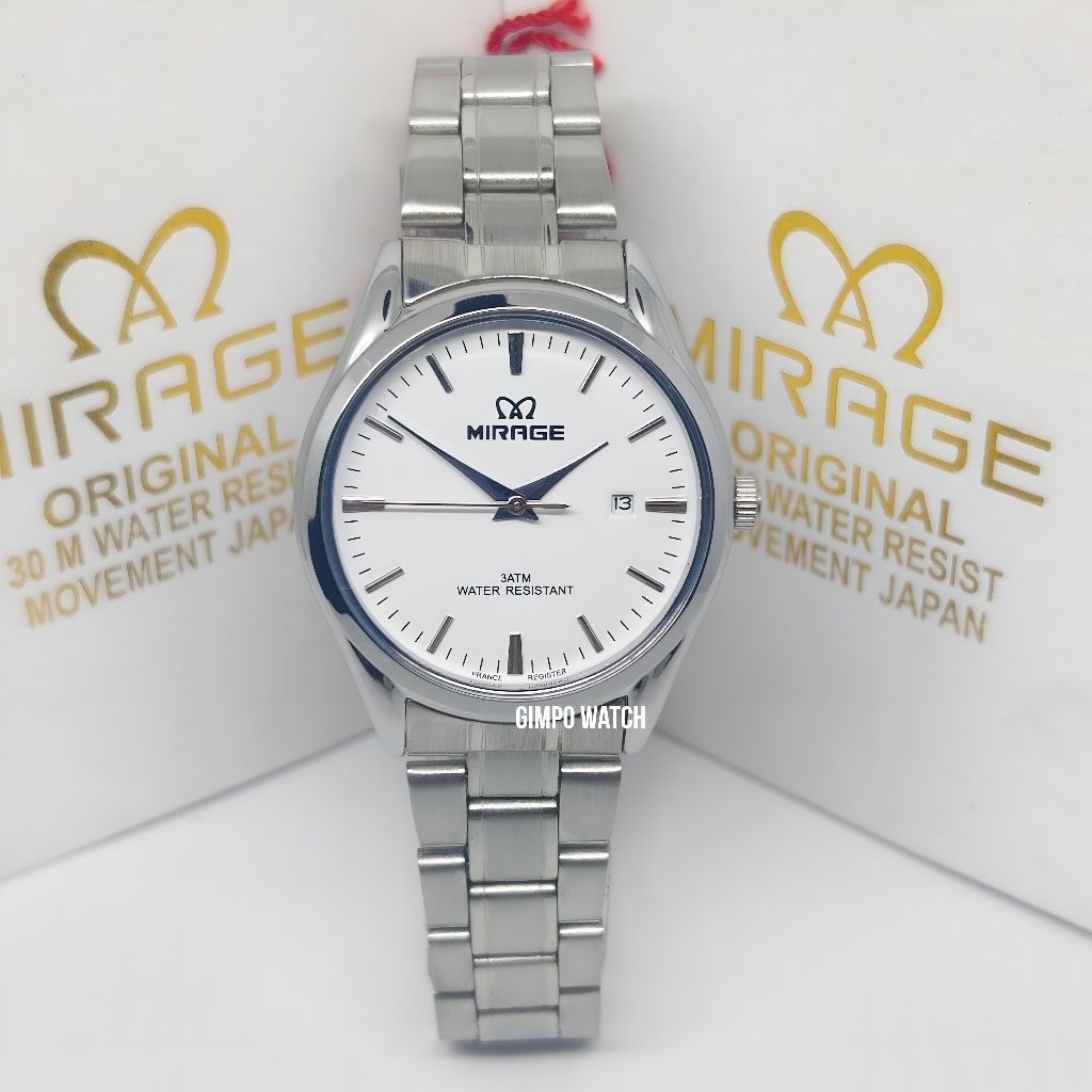 MIRAGE Jam Tangan Analog Wanita Original 8708BRP-L