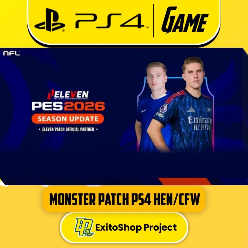 ELEVEN PATCH PES 2026 PS4 HEN/CFW UPDATE TERBARU