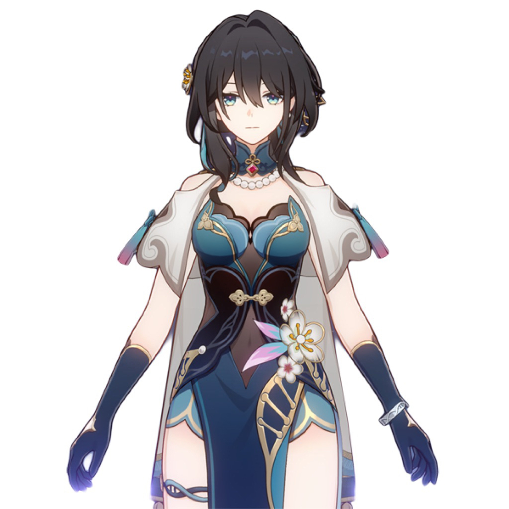 Fullset Costume Cosplay Ruan Mei Genshin Impact