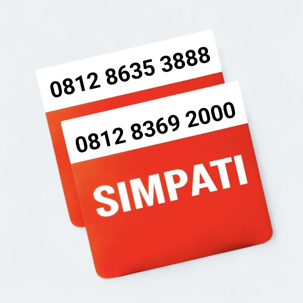 Kartu Perdana Telkomsel Nomor Cantik - Simpati 2000 / 3888