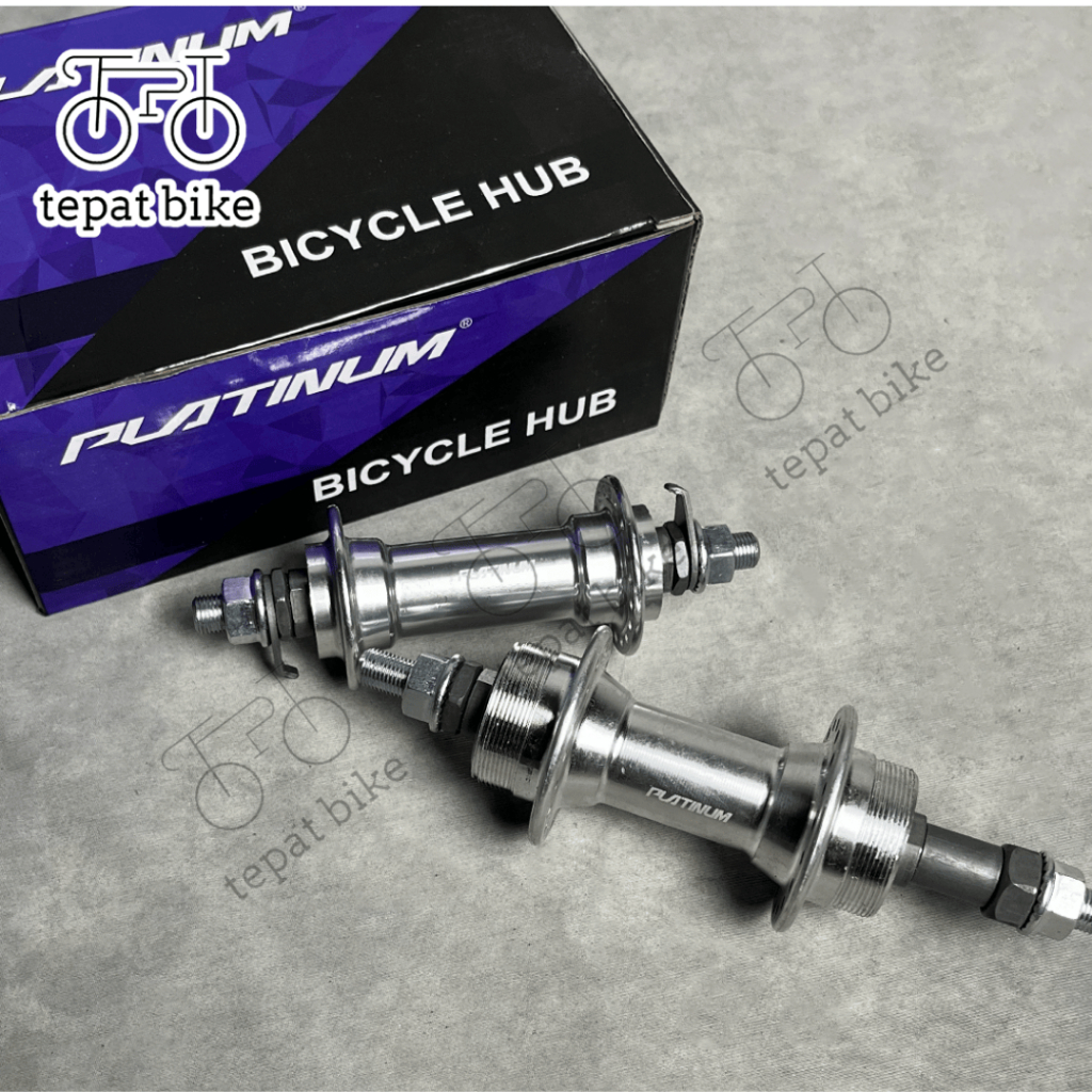 Hub Freehub PLATINUM Drat Silver Chrome 36/36H Alloy Bearing for Sepeda MTB Commuter Federal Roadbik