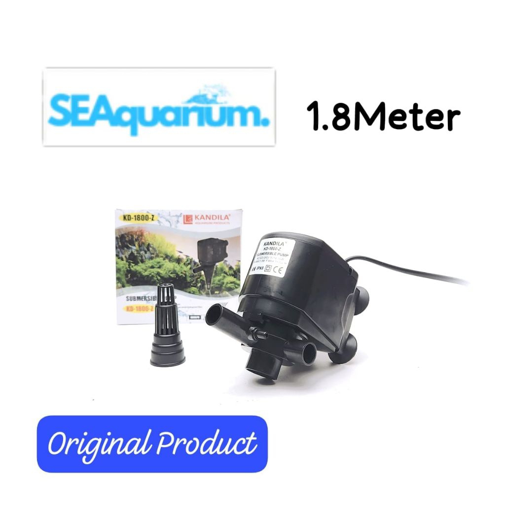 KANDILA KD 1800 Z Pompa Air Aquarium Water Pump 1800 L/H