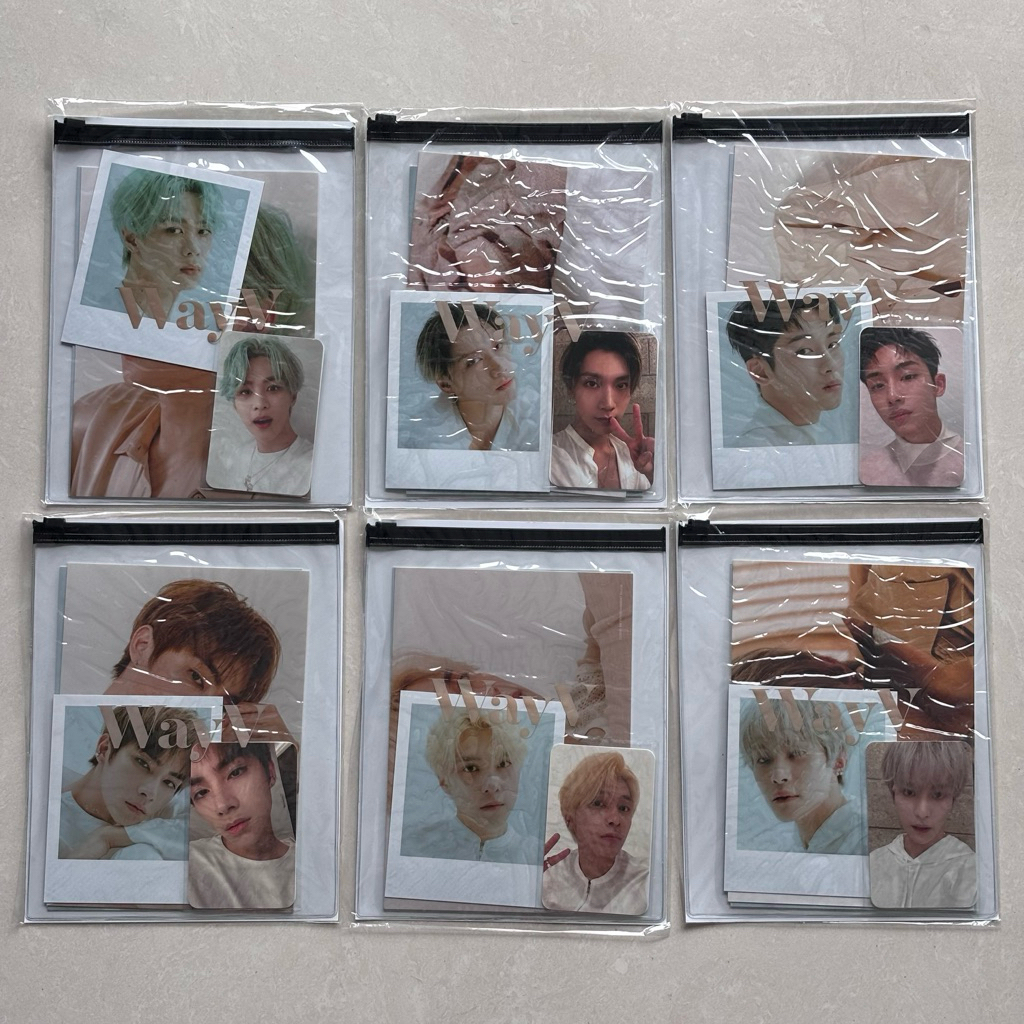 [READY NEW&SEALED UNSEALED] WayV Official MD 2021 Season's Greetings Photo Pack Full Set Photocard P