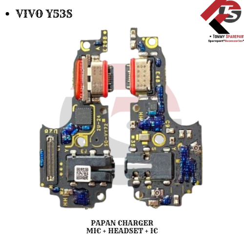 PAPAN PCB CHARGER VIVO Y53S + MIC + HEADSET