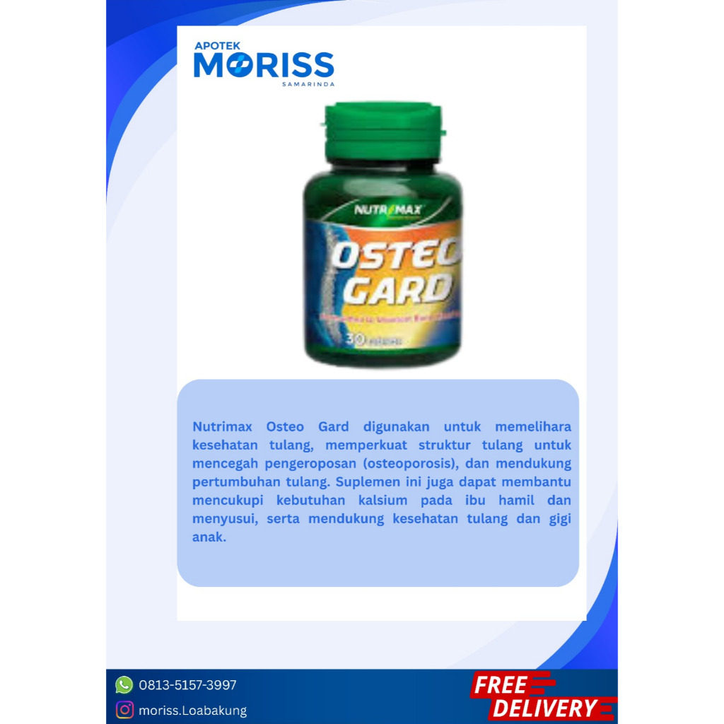 NUTRIMAX OSTEO GARD 30 TABLET