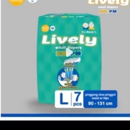 LIVELY PAMPERS DEWASA L7 X4