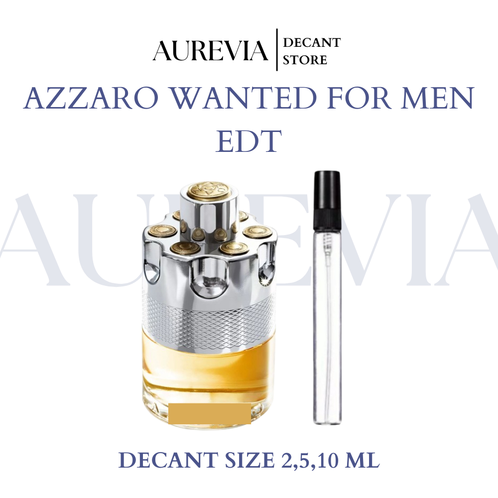 Decant Parfum Original Azzaro Wanted For Men Edt