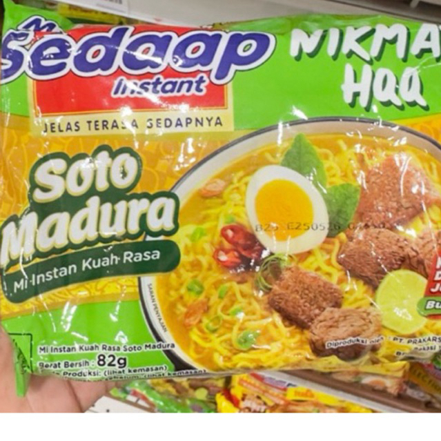 SEDAAP MIE RASA SOTO MADURA/MIE SEDAP RASA SOTO MADURA/MIE KUAH/MIE SEDAAP