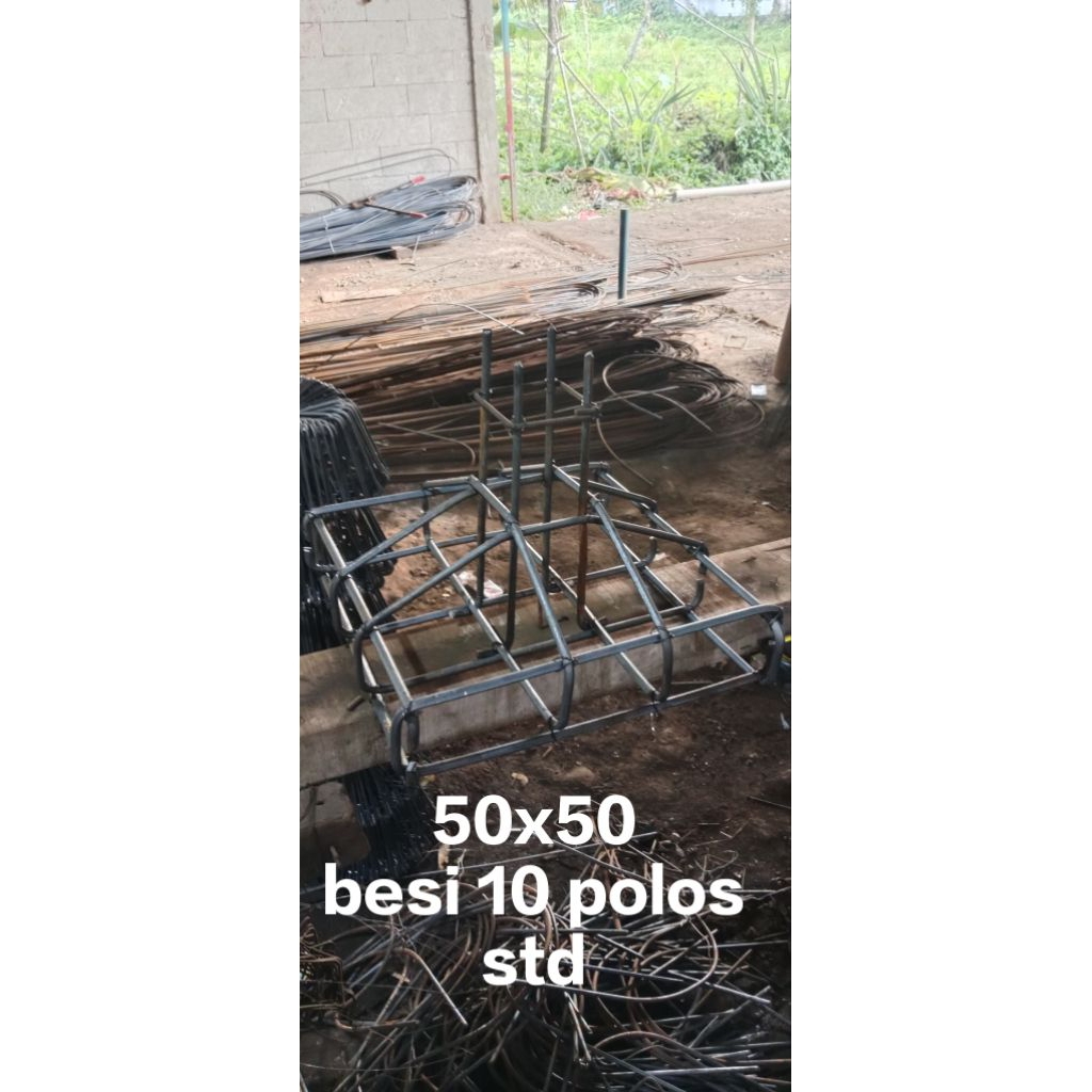 CAKAR AYAM 50X50 BESI 10 POLOS STD