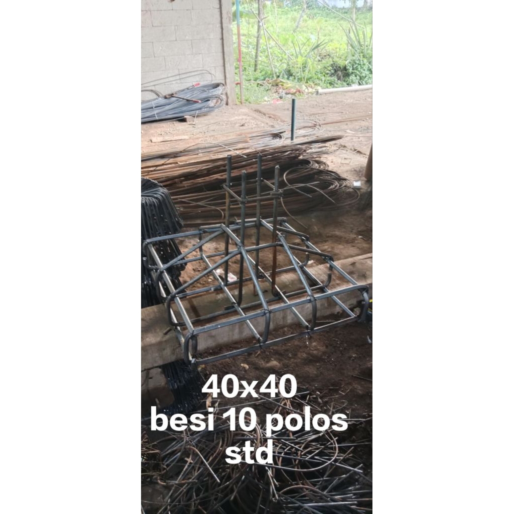 CAKAR AYAM 40X40 BESI 10 POLOS STD