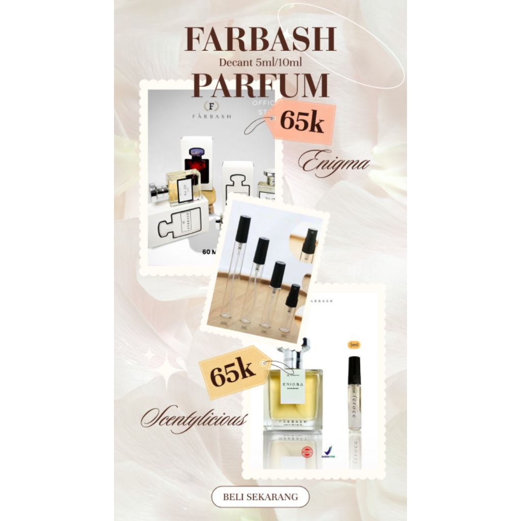 Decant Parfum Farbash Enigma 10ml