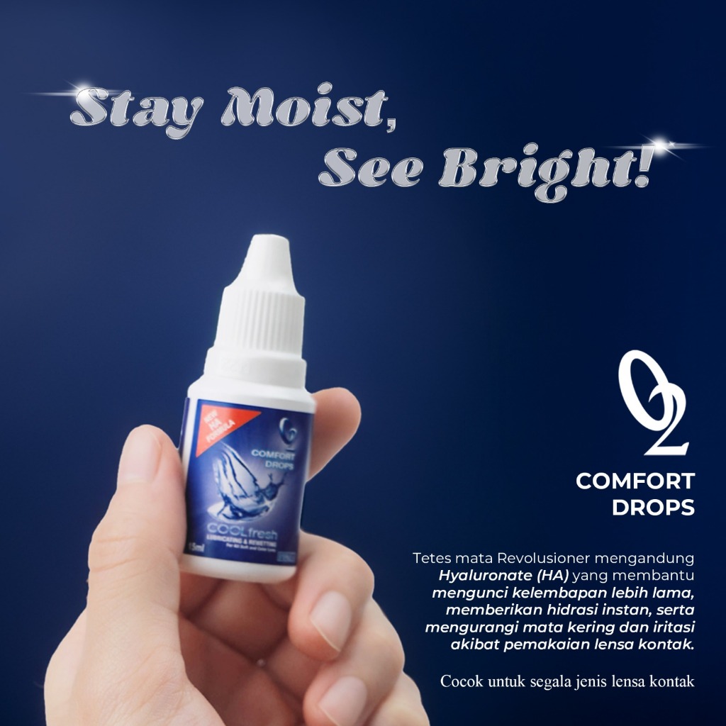 Cairan tetes softlens O2 comfort CoolFresh
