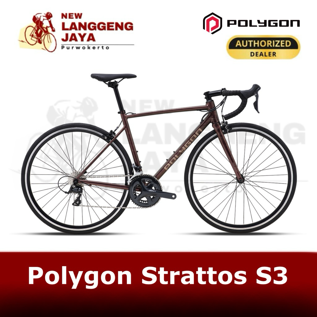 Polygon Sepeda Road Bike Strattos S3