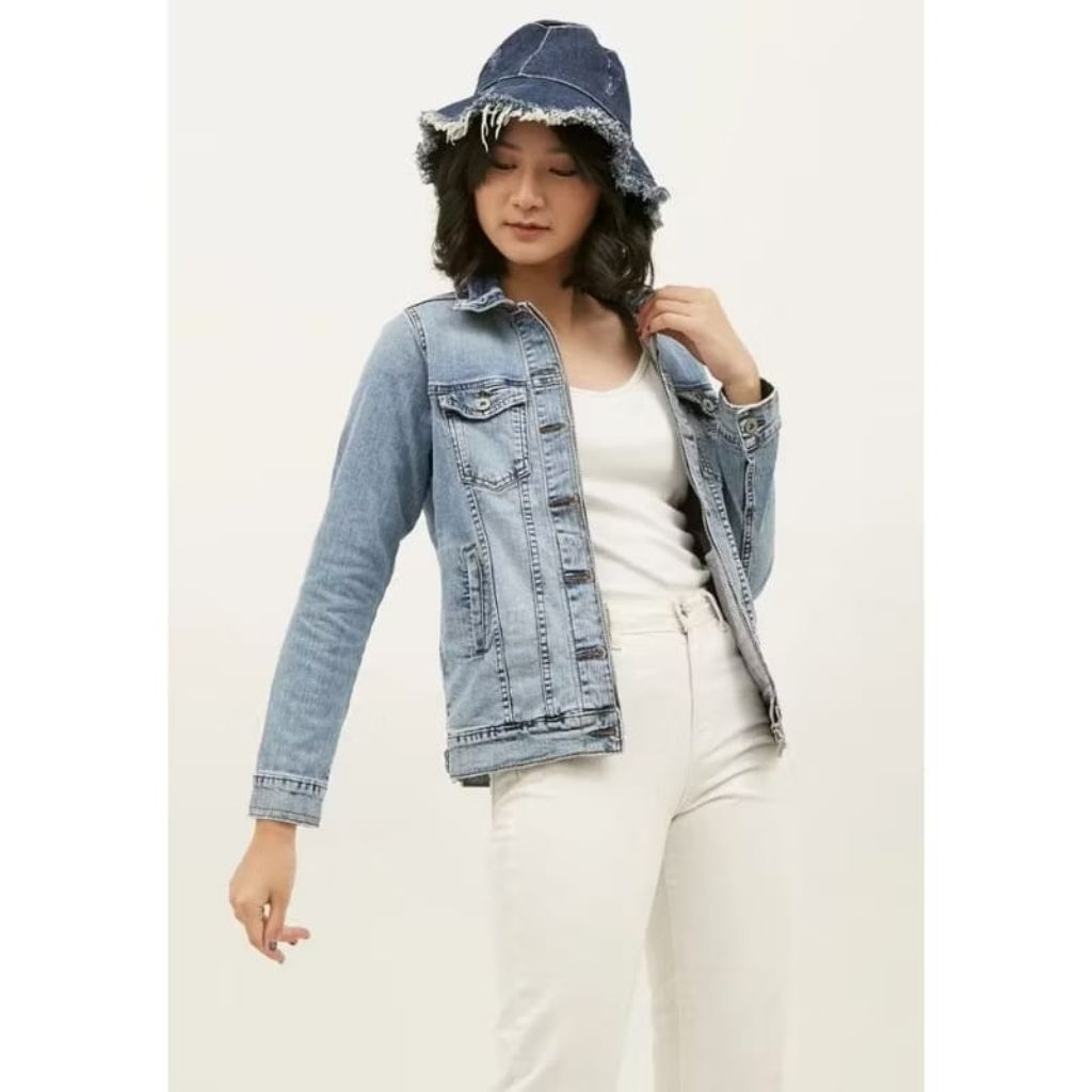 Jaket wanita jeans brand Ako 0452