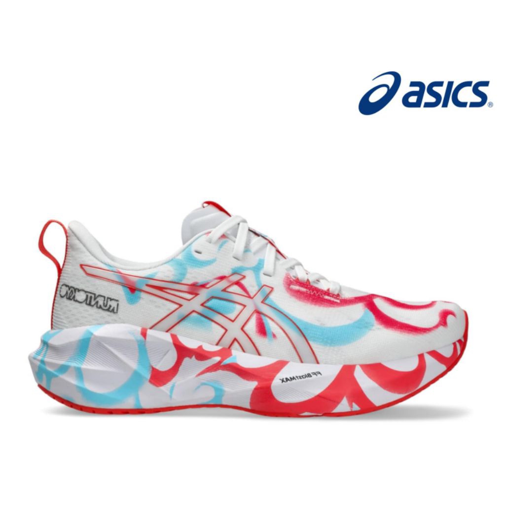 Sepatu Running Asics Novablas 5 Tokyo White/Coral Reef
