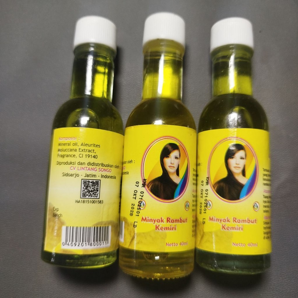 Minyak Rambut Kemiri 40 Ml Minyak Kemiri Minyak Rambut Minyak Bahan Kemiri Untuk Rambut Minyak Kemir