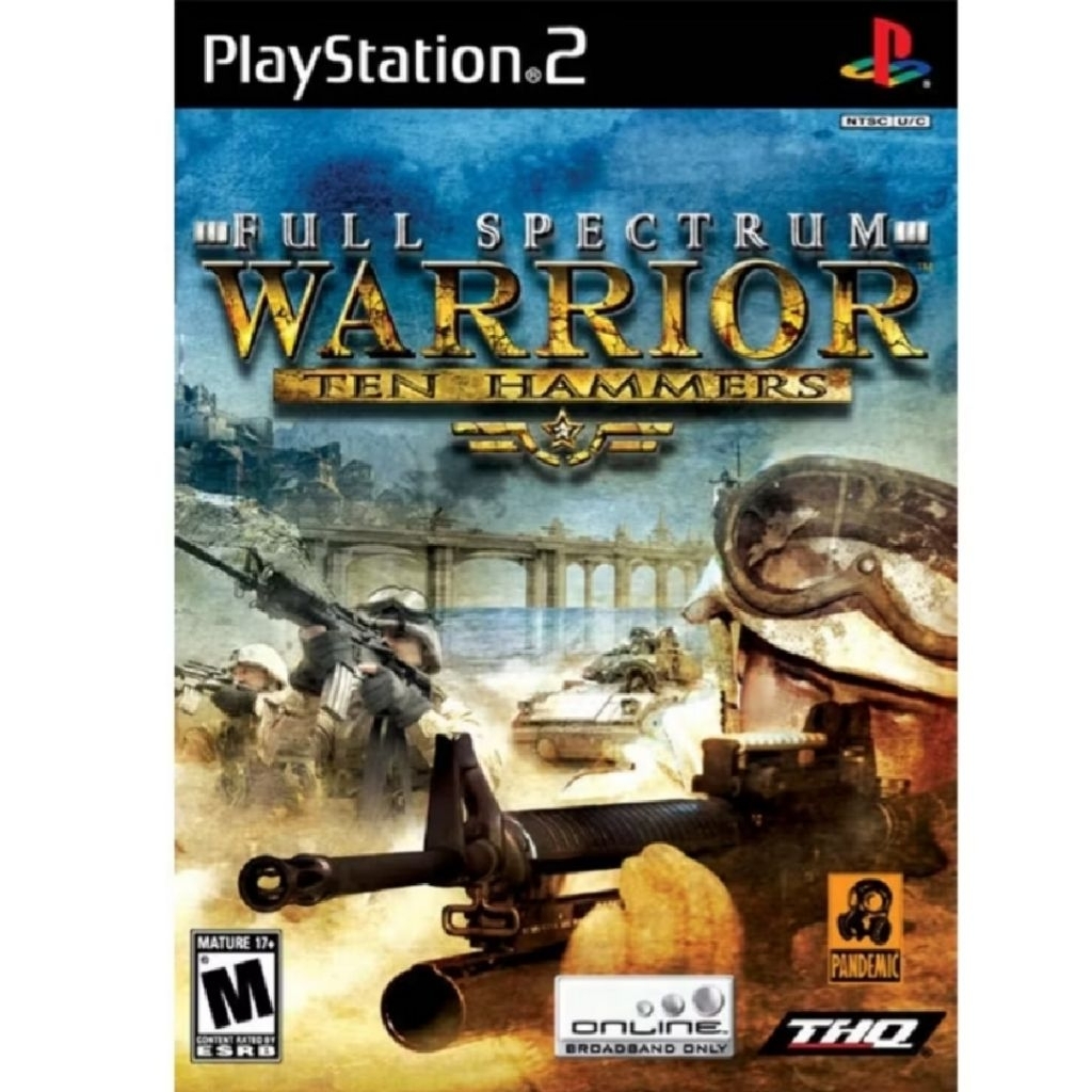 Kaset Playstation 2 PS2 Full Spectrum Warrior Ten Hammers