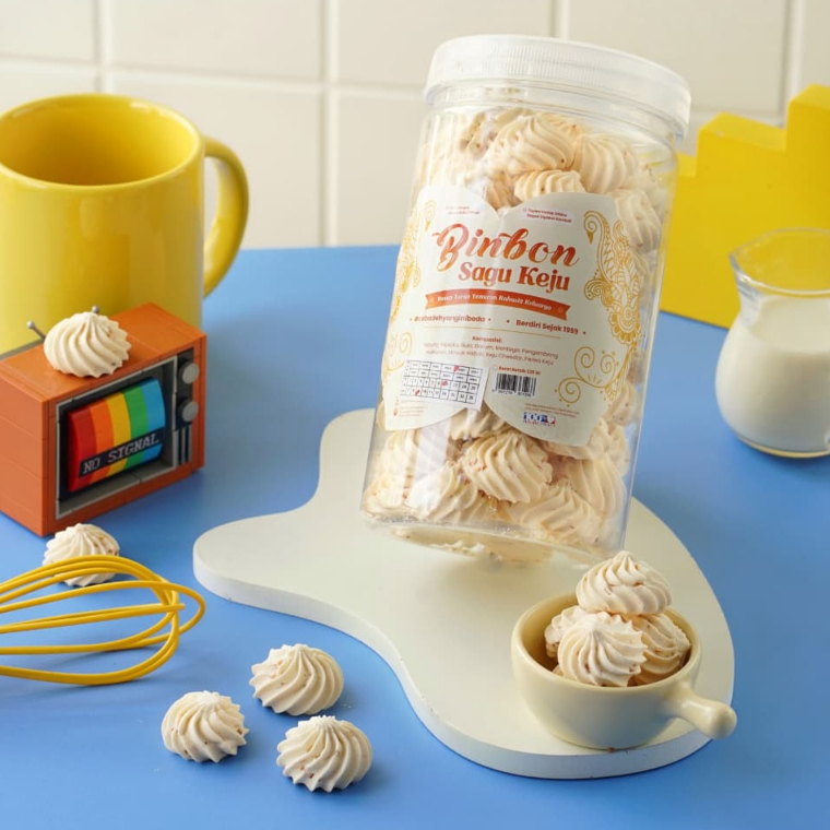 Binbon Sagu Keju - Saju - Kue Sagu Keju TB @325Gr/ Pcs