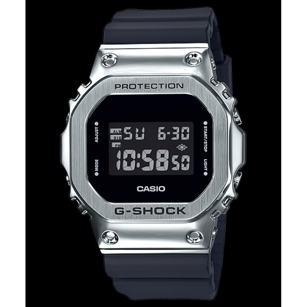 Bracelet Metal G Shock GM 5600 color Silver Black marking g shock include toolkit aftermarket