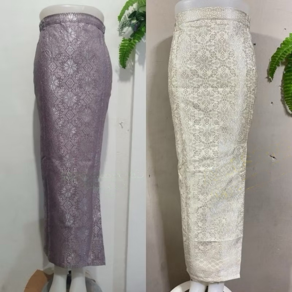 Rok songket span / rok songket jadi / rok songket instan / rok songket kebaya