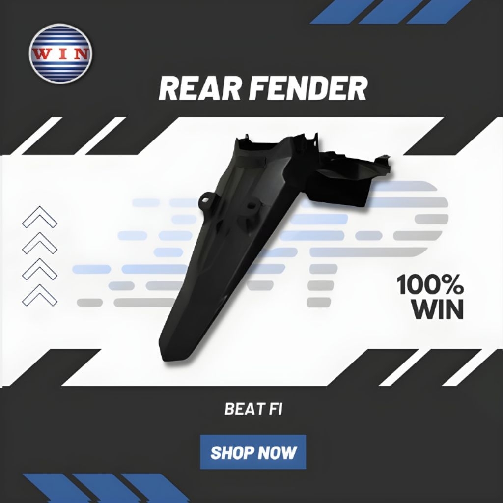 Sayap Belakang / Spakbor Belakang / Rear Fender | HONDA Beat FI | Beat FI ESP (2012-2015)