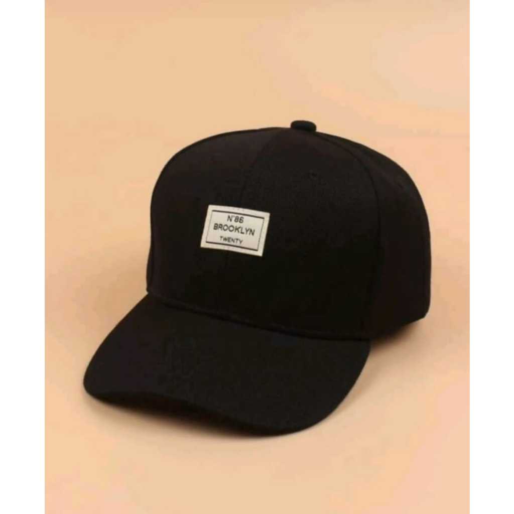 Topi Baseball Pria Keren Bahan Drill Kualitas Terbaik Bordir Caps Brooklyn N86 Pria Wanita Unisex