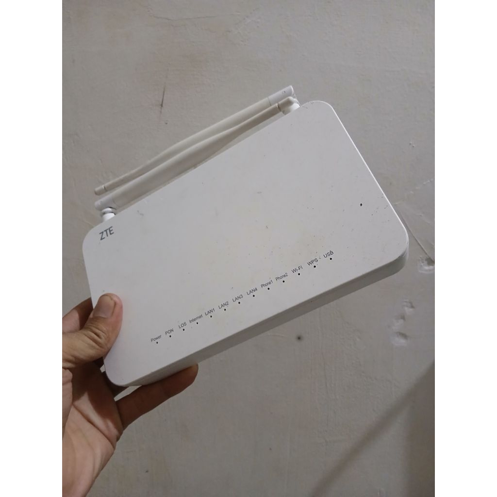 GPON ONT ZXHN ZTE F609 VERSI 3 FO BIRU (TAHUN 2020 KEATAS)